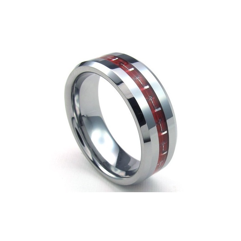 Anillo De Titanio De Calidad Con Un Diseño Elegante Y Colores Hermosos.