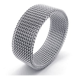 Anillo De Titanio De Alta Calidad Con Brillo De Color De Última Tecnología
