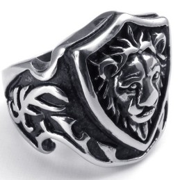 Anillo De Titanio De Alta Calidad Con Patrones De Moda Y Colores Delicados.