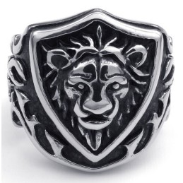 Anillo De Titanio De Alta Calidad Con Patrones De Moda Y Colores Delicados.