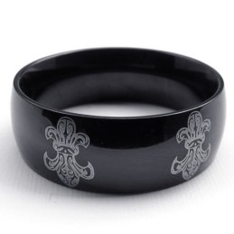 Hermoso Diseño, Colores Delicados, Anillo De Titanio De Excelente Calidad.