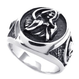 Anillo De Titanio De Calidad Superior Con Brillo De Color Para Su Selección