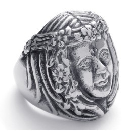 Anillo De Titanio De Última Tecnología, Color Brillante Y Excelente Calidad.