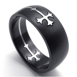 Anillo De Titanio De Alta Calidad Con Colores Delicados Y Diseño Hábil