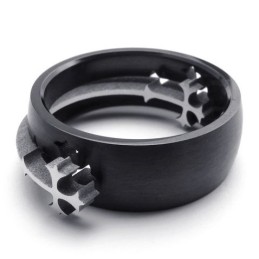 Anillo De Titanio De Alta Calidad Con Colores Delicados Y Diseño Hábil