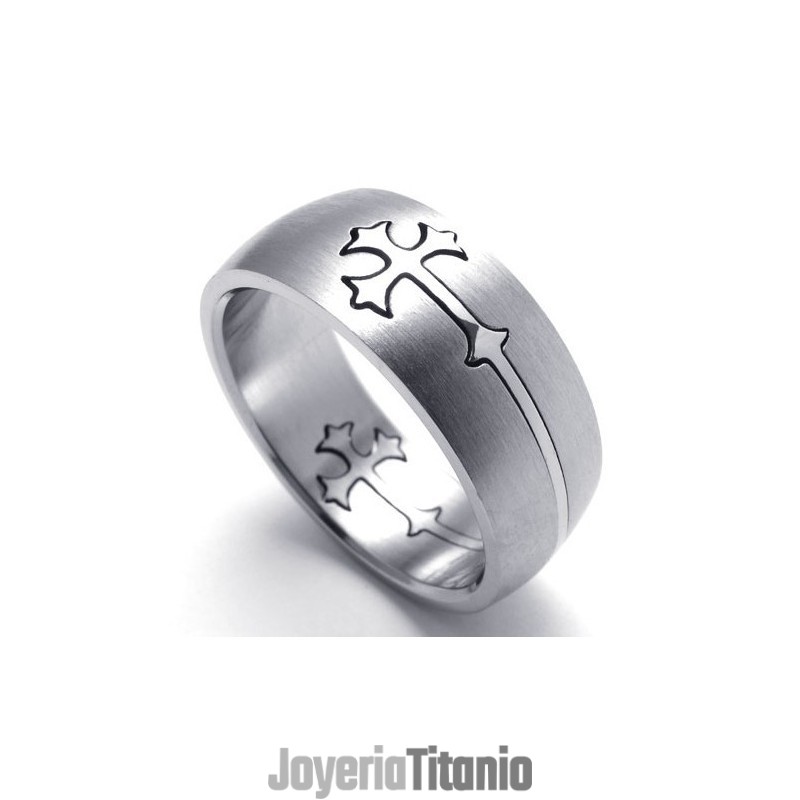 Anillo De Titanio De Alta Calidad Con Brillo De Color Y Diseño Hábil Anillo De Titanio De Alta Calidad Con Brillo De Color Y Diseño Hábil