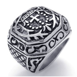 Anillo De Titanio De Alta Calidad Con Brillo De Color De Fabricación Experta