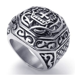 Anillo De Titanio De Alta Calidad Con Brillo De Color De Fabricación Experta