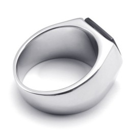 Anillo De Titanio De Excelente Calidad Y Brillo De Color De Construcción Racional