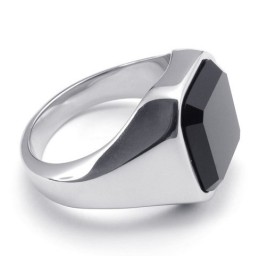 Anillo De Titanio De Excelente Calidad Y Brillo De Color Finamente Procesado