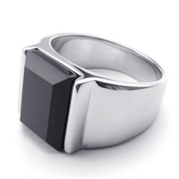 Anillo De Titanio De Calidad Estable Con Brillo De Color En Varios Estilos