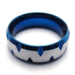 Anillo De Titanio De Excelente Calidad, Finamente Procesado Y Hermoso En Colores.