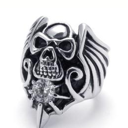Anillo De Titanio Con Una Amplia Variedad De Colores Brillantes Y Finamente Procesados