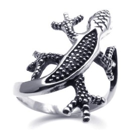 Anillo De Titanio Con Un Diseño Atractivo Y Colores Delicados Para Una Larga Historia.