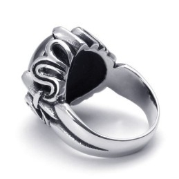 Anillo De Titanio De Excelente Calidad, Con Un Diseño Lujoso Y Colores Delicados.