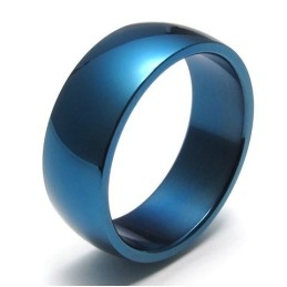 Anillo De Titanio De Excelente Calidad Con Un Diseño Elegante Y Colores Hermosos.