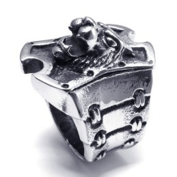Anillo De Titanio De Diseño Atractivo, Colores Delicados Y Duradero.