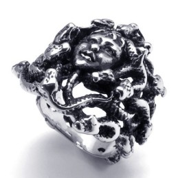 Anillo De Titanio De Alta Calidad Y Colores Delicados De Última Tecnología