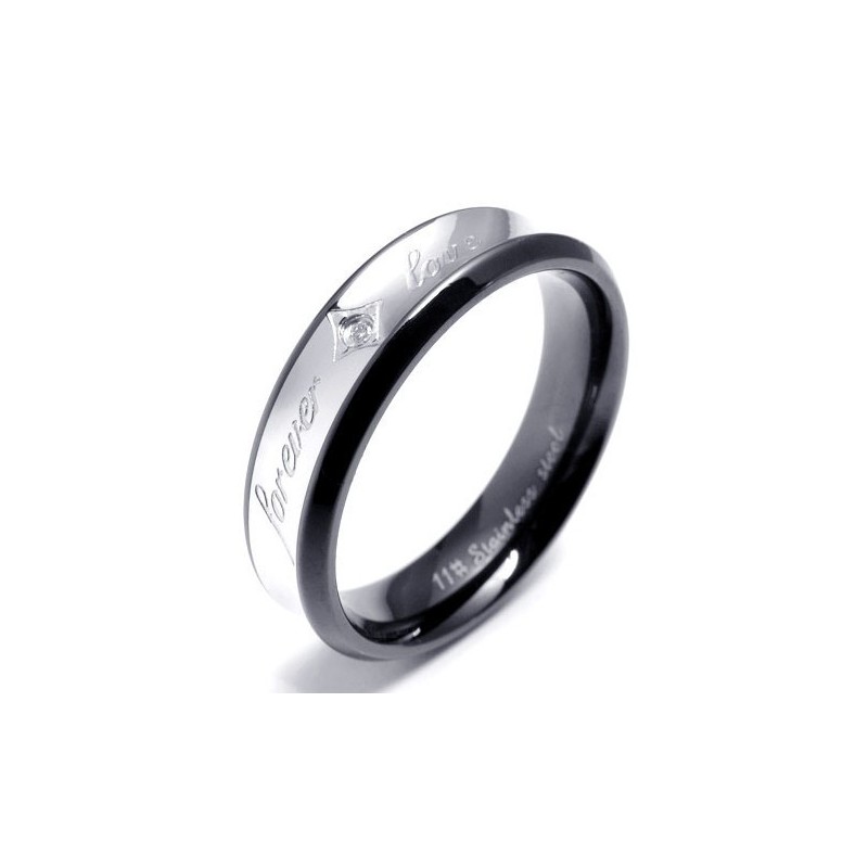 Anillo De Titanio De Forma Elegante, Color Brillante Y Duradero.