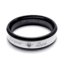 Anillo De Titanio De Forma Elegante, Color Brillante Y Duradero.