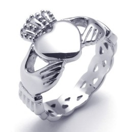 Hermoso Diseño, Color Brillante, El Anillo De Titanio De La Reina De La Calidad.