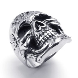 Anillo De Cuero De Titanio De Excelente Calidad, Colores Delicados Y Finamente Procesados