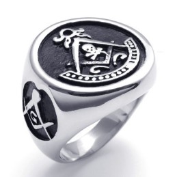 Anillo De Titanio De Calidad Superior Con Patrones De Moda Y Colores Delicados