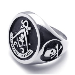 Anillo De Titanio De Calidad Superior Con Patrones De Moda Y Colores Delicados