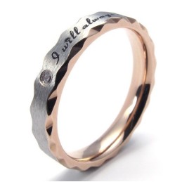 Anillo De Titanio De Forma Elegante, Color Brillante Y Reputación Confiable.