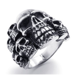 Anillo De Titanio De Excelente Calidad, Diseño Moderno Y Color Brillante.