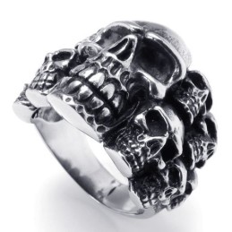 Anillo De Titanio De Excelente Calidad, Diseño Moderno Y Color Brillante.