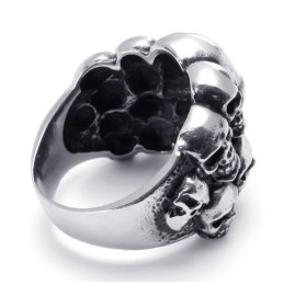 Anillo De Titanio De Excelente Calidad, Diseño Moderno Y Color Brillante.