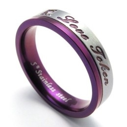 Tecnología Sofisticada Hermosos Colores Anillo De Titanio De Calidad Superior