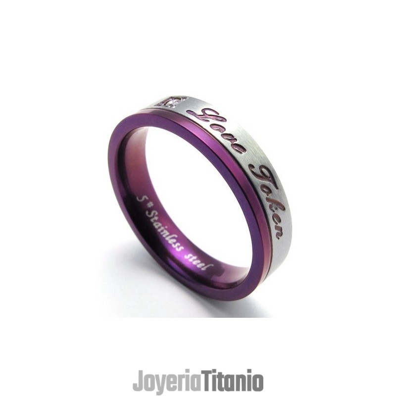 Tecnología Sofisticada Hermosos Colores Anillo De Titanio De Calidad Superior