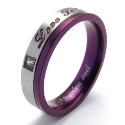 Tecnología Sofisticada Hermosos Colores Anillo De Titanio De Calidad Superior
