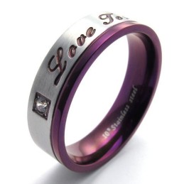 Hermoso Diseño, Hermosos Colores, Anillo De Titanio De Calidad Superior.