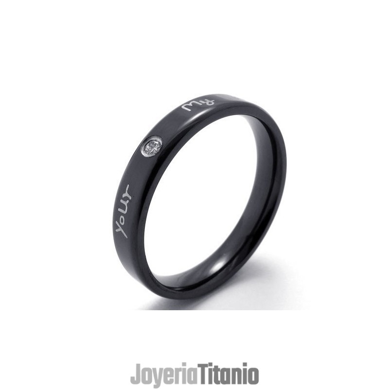 Anillo De Titanio De Calidad Superior Con Colores Delicados Y Diseño Hábil