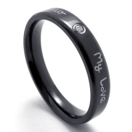 Anillo De Titanio De Calidad Superior Con Colores Delicados Y Diseño Hábil