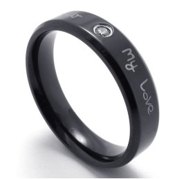 Anillo De Titanio De Calidad Superior Con Colores Delicados Para Su Selección