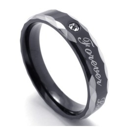 Anillo De Titanio De Alta Calidad Con Un Diseño Elegante Y Colores Hermosos.