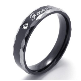 Anillo De Titanio De Alta Calidad Con Un Diseño Elegante Y Colores Hermosos.