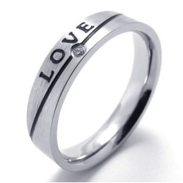Anillo De Titanio Con Diseño Profesional Y Brillo De Color Para Una Larga Reputación