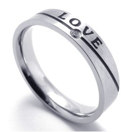 Anillo De Titanio Con Diseño Profesional Y Brillo De Color Para Una Larga Reputación