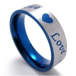 Anillo De Titanio De Fabricación Experta Y Hermosos Colores Que Le Otorgan Una Reputación Duradera.