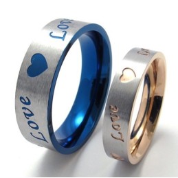 Anillo De Titanio De Fabricación Experta Y Hermosos Colores Que Le Otorgan Una Reputación Duradera.