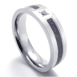 Para Su Selección Brillo De Color El Anillo De Titanio De La Reina De La Calidad