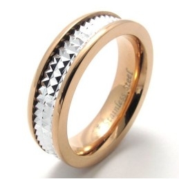 Anillo De Titanio De Última Tecnología, Hermoso En Colores, De Excelente Calidad.