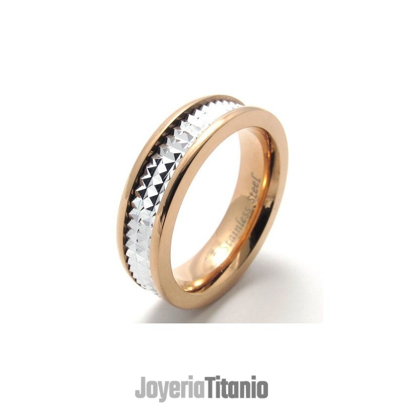 Anillo De Titanio De Última Tecnología, Hermoso En Colores, De Excelente Calidad.
