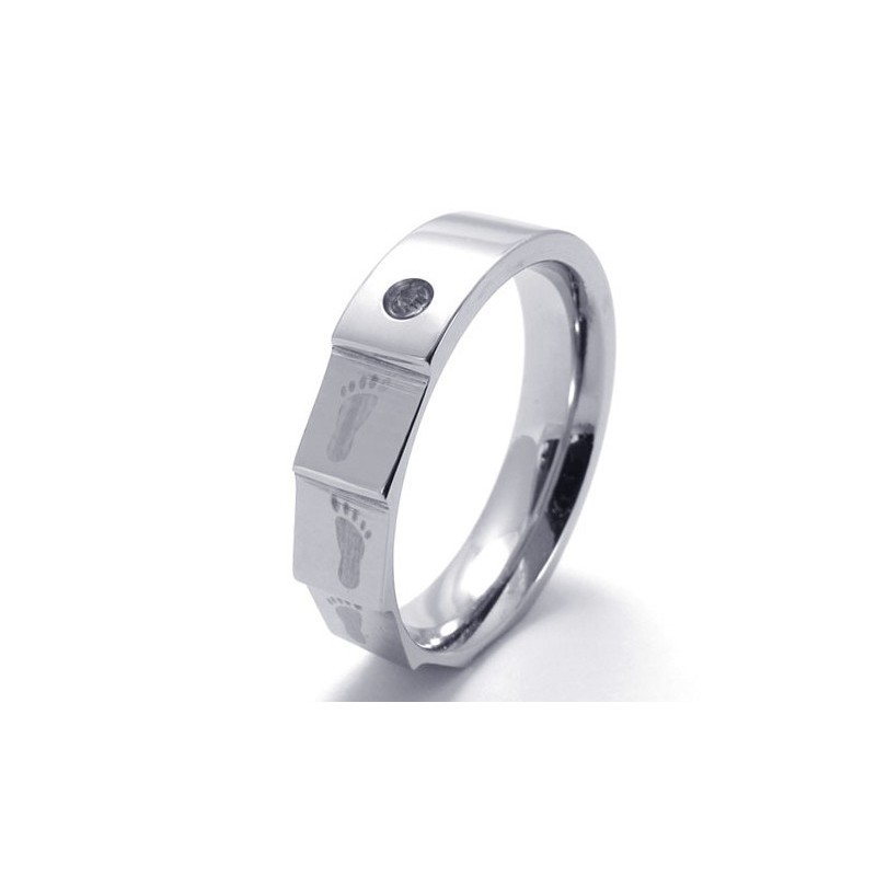 Anillo De Titanio De Forma Elegante, Color Brillante Y Duradero.