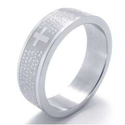 Anillo De Titanio De Fabricación Experta, Color Brillante Y Duradero.